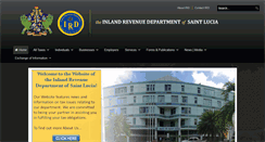 Desktop Screenshot of ird.gov.lc